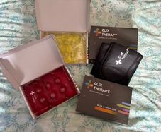 NEW Clix Therapy Hot & Cold Gel Pack Set + Back Support Belt
