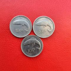 3 X 1990 Irish 10p