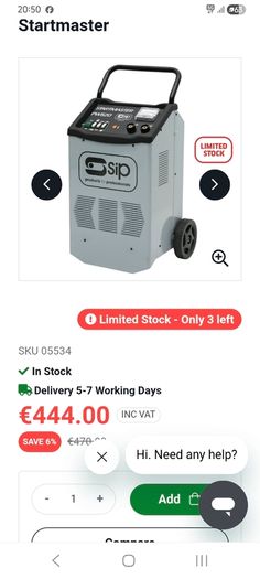 Car starter and charger Professional NEW