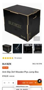 BLK Box Wooden Plyo Jump Box