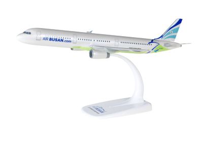 Air Busan 1:200 scale model airplane, Airbus A321 aircraft, NEW