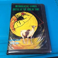 RARE VIC20 - MetaGalactic Llamas Battle at the Edge of Time - Commodore VIC 20 Tape - complete in box