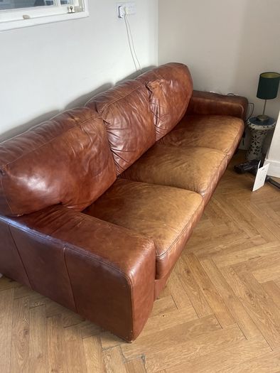 leather sofa