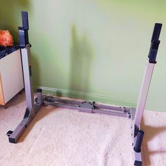 foldable weight rack and adjustable bench