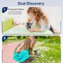 1000X Handheld Digital Microscope for Kids - 4K 2.0" Screen, Rechargeable Mini Labster Portable Pocket Scope, Includes Slides Kit - Science Gadget Edu Gift for Children Ages 4-12 (Grey) Image 5