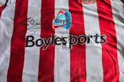 Signed Niall Quinn Sunderland Shirt