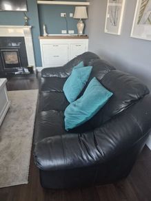 Complete Leather 3-2-1 Sitting Room Suite & Furnit