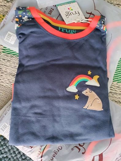 Adult christmas pyjamas Frugi organic cotton
