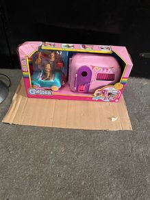 Barbie Club Chelsea Camper Playset with Doll, Puppy & Accessories