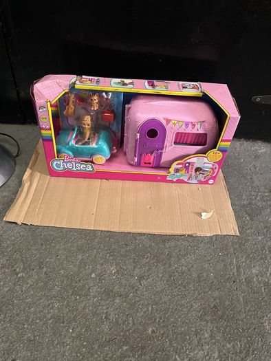 Barbie Club Chelsea Camper Playset with Doll, Puppy & Accessories