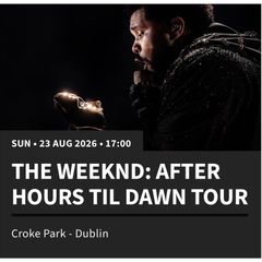 the weekend tickets  standing