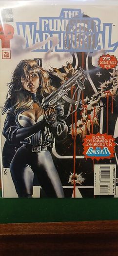 Punisher War Journal #75 1st Lynn Michaels as New Punisher Rare/Low Print Run
