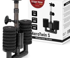 Kruger Meier AeroTwin S - Internal Sponge Filter 20-60 L