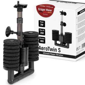 Kruger Meier AeroTwin S - Internal Sponge Filter 20-60 L