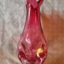 Murano Glass Ruby Vase Image 5