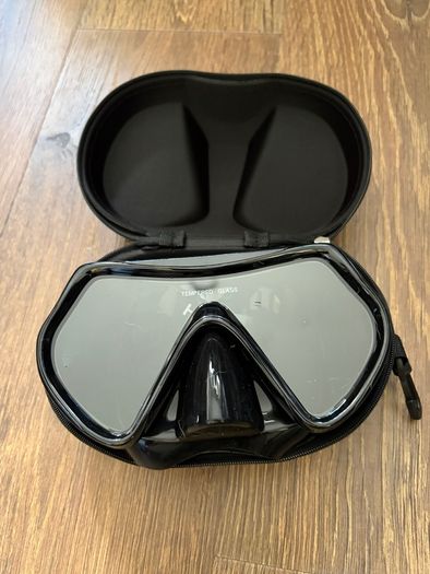 [NEW] Hydomi Snorkel Set for Adults Comfortable Leak-Proof Mask with Anti-Fog Tempered Glass, 180 Panoramic View & Dry Top Snorkel + carrying case