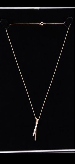 9ct Gold diamond chain