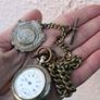 Vintage Sterling Silver Pocket Watch Image 5