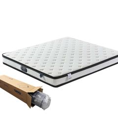 Luxury Euro Foam Quuen Size Custom Design Pillow Top Pocket Spring Mattress