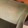 Green velvet plush armchair, D18 Cabinteely Image 6