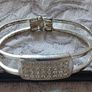 Bracelet & Brooch Silver Tone Image 2