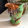 Antique and Fine China Collectibles - 1940s Burleigh Fox Hunting Jug Pitcher Image 2
