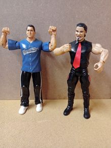 WWE-World Wrestling Figures-Kevin Thorn / Shane McMahon (2003)