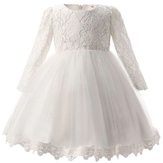 New Fancy Baby Lace Christening Gowns  Girl Birthday Dress size 18-24 mths