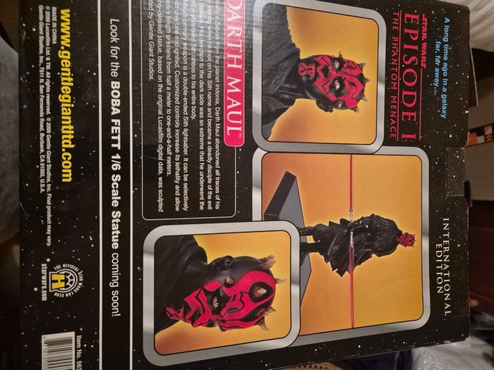Star Wars Darth Maul 1/6 Scale Statue  Gentle Giant 2006 International Edition Rare Limited Run