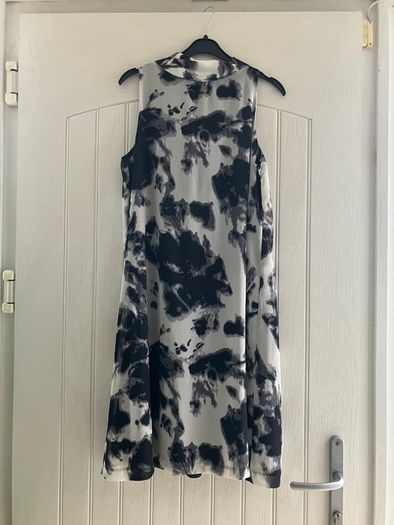 Ladies Chiffon Sweet Miss A Line Dress with Tie Bow