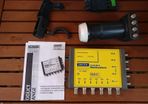 satellite 5 x 6 multiswitch + quad lnb
