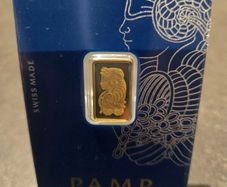 2.5g 24k Gold bar PAMP