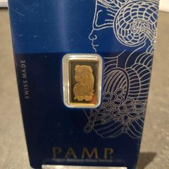 2.5g 24k Gold bar PAMP