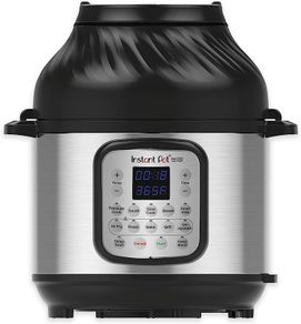 Instant Pot Duo Crisp + Air Fryer 11-in-1 Electric Multi-Cooker, 5.7L - Air Fryer, Slow Cooker, Steamer, Sous Vide Machine, Dehydrator with Grill, Food Warmer & Baking Functions (FREE SHIPPING)
