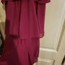 NEXT Jolie Moi maxi dark red ruffle dress 10 NEW Image 9
