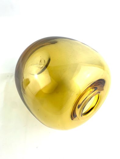 Mid century art glass vase