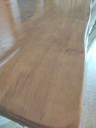 Solid oak table and chairs