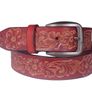 Premium Handcrafted Genuine Leather Belt Embossed Vintage Design Formal & Casual Wear Image 8