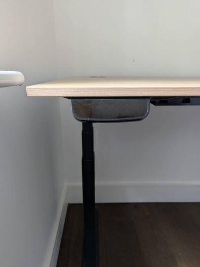 Electric office desk - dual motor & solid wood top