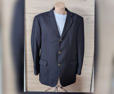 Piacenza Cashmere, Bugatti Black Mens 42R Jacket