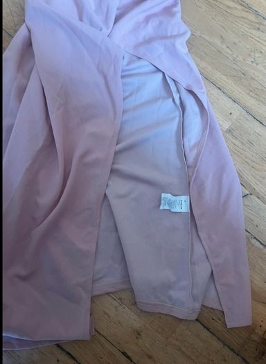 Elegant Dusky Pink Embellished Maxi Dress