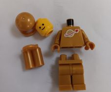 Lego New Pearl Gold Spaceman
