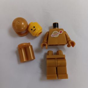 Lego New Pearl Gold Spaceman