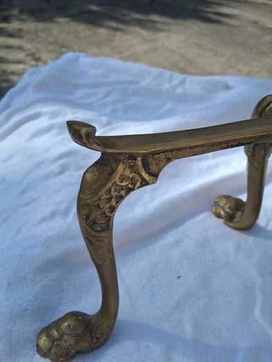 Napolean 111 Heavy Brass Andirons (4kgs)