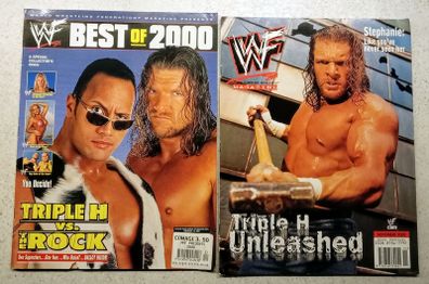 2 x Vintage WWF Magazine.
