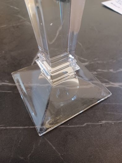 Cut Glass candle holders