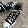 Black Converse platform high tops Image 3