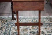 Irish Antique Wooden School Desk