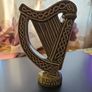Vintage Irish Harp Ceramic Image 2