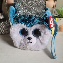 ty reverse sequin husky purse